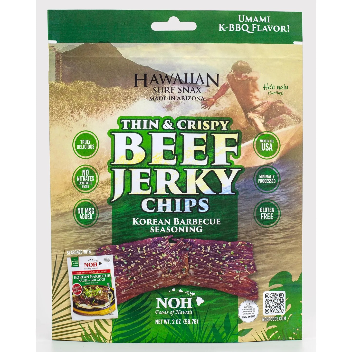 Korean Barbecue Beef Jerky Chips