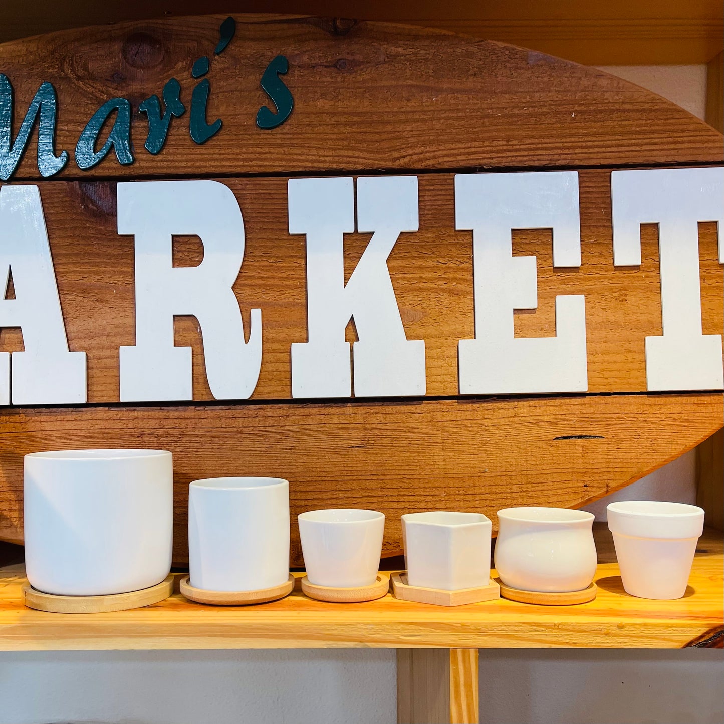 White Planter Collection