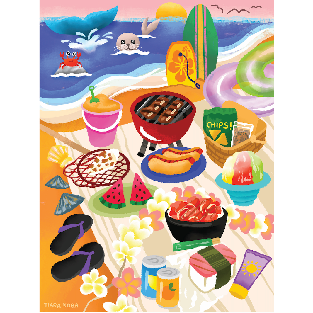 Perfect Beach Day - kids 70 piece puzzle