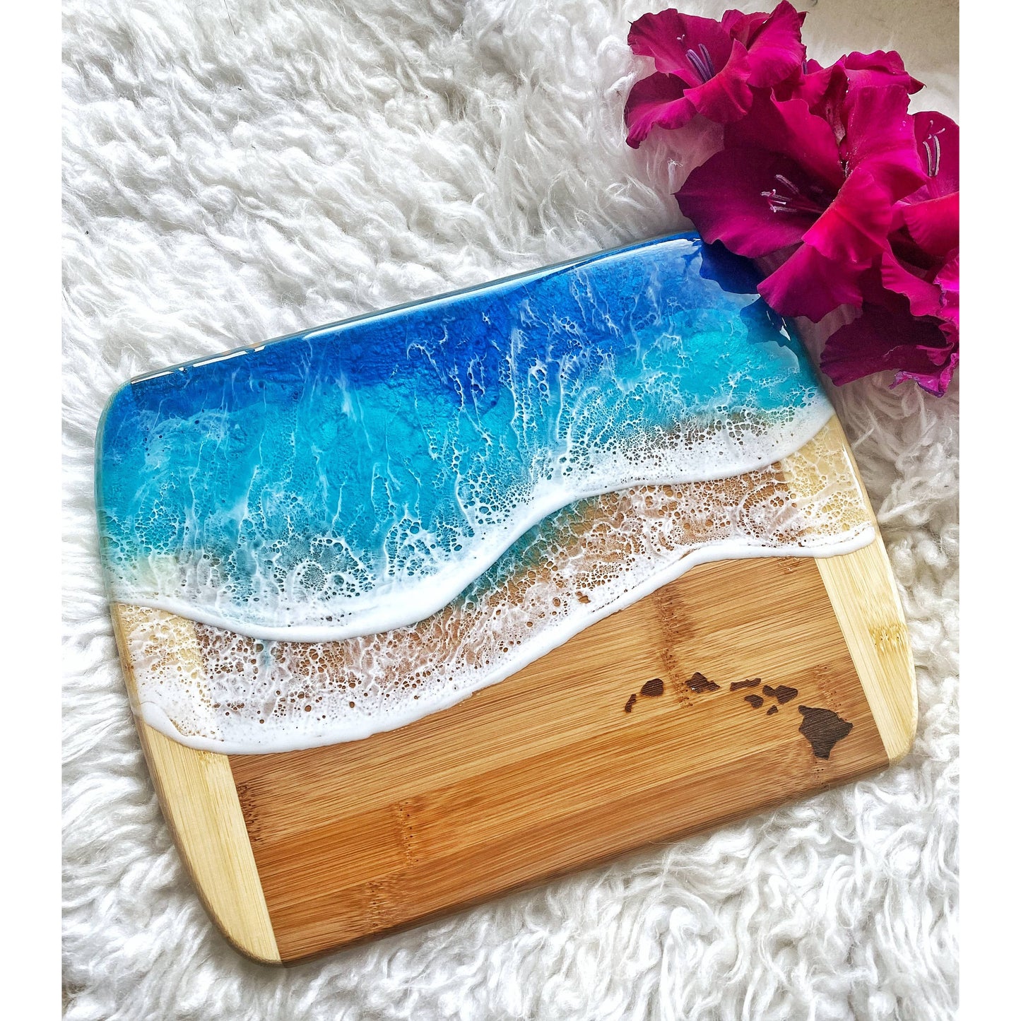 HAWAIIAN ISLANDS Ocean Charcuterie board Maui made