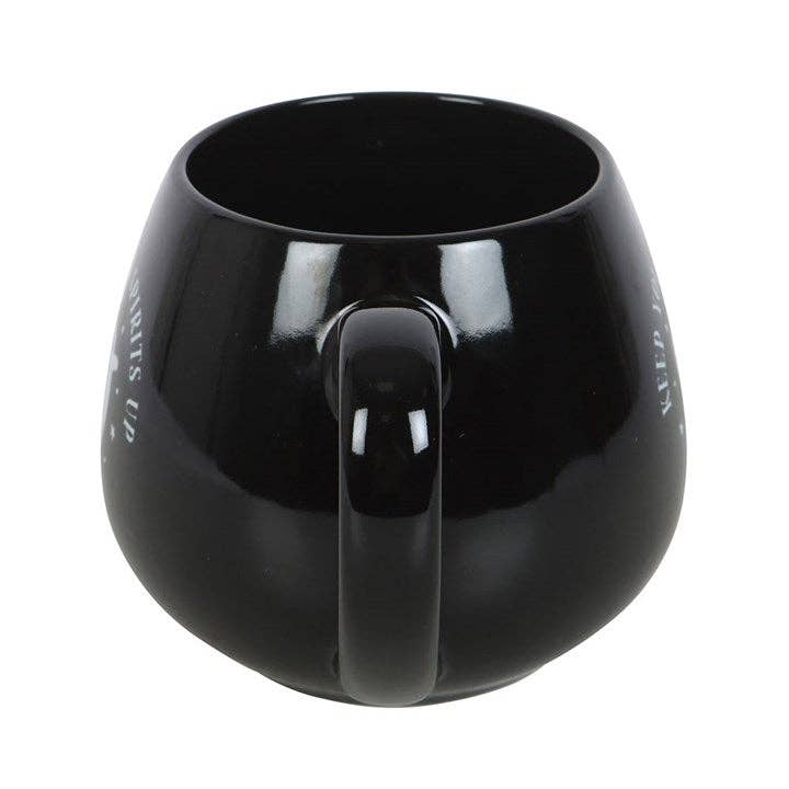 Keep Your Spirits Up Rounded Halloween Ghost Mug