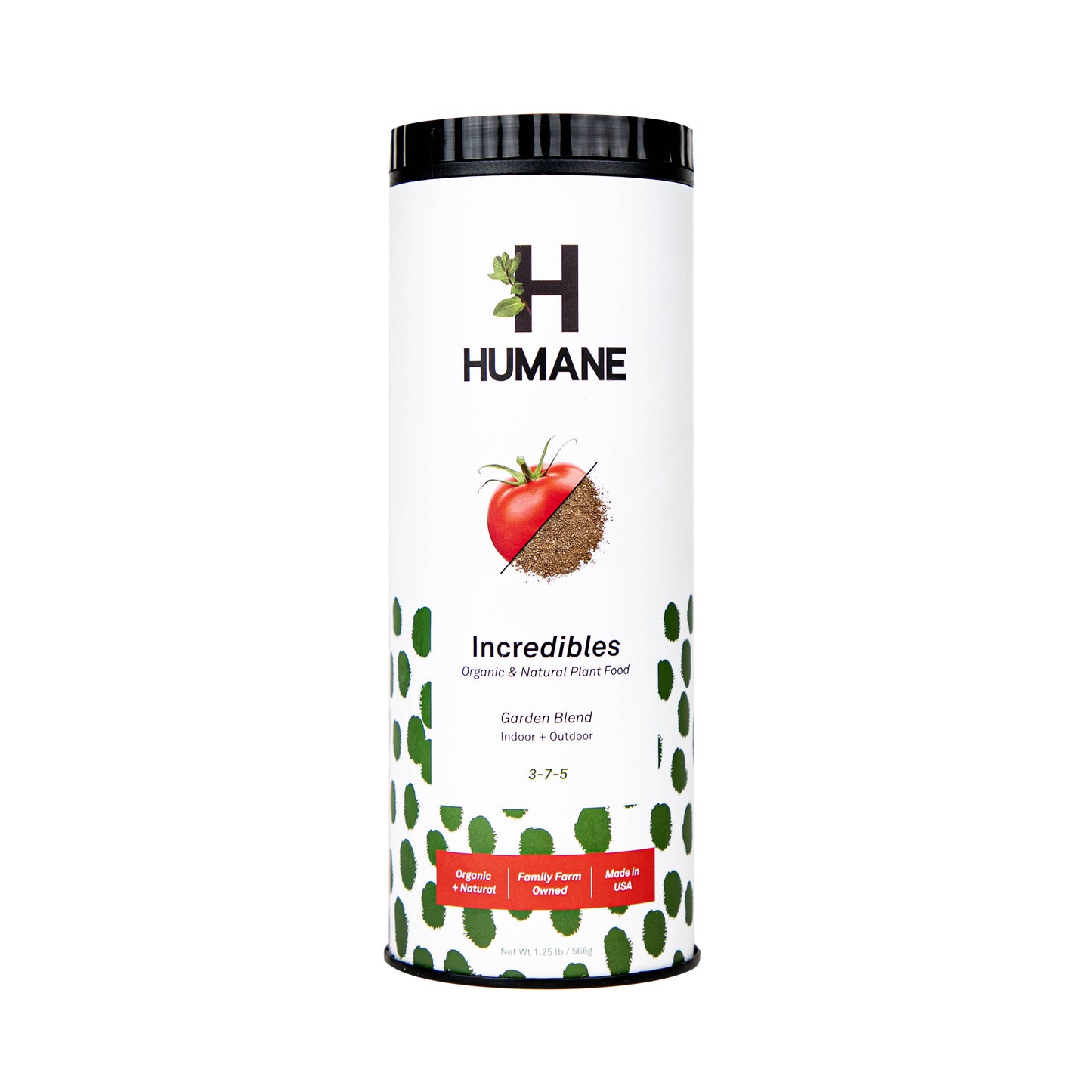 Incredibles Organic Plant Food, 1.25lb Shaker