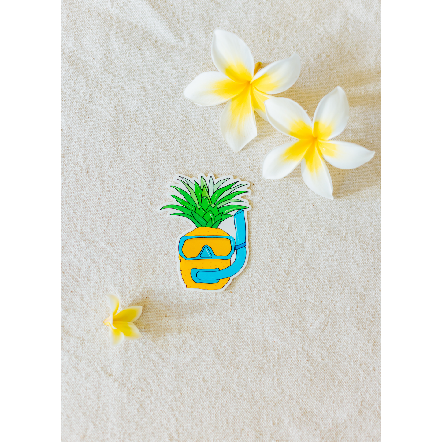 Vacation Pineapple Sticker