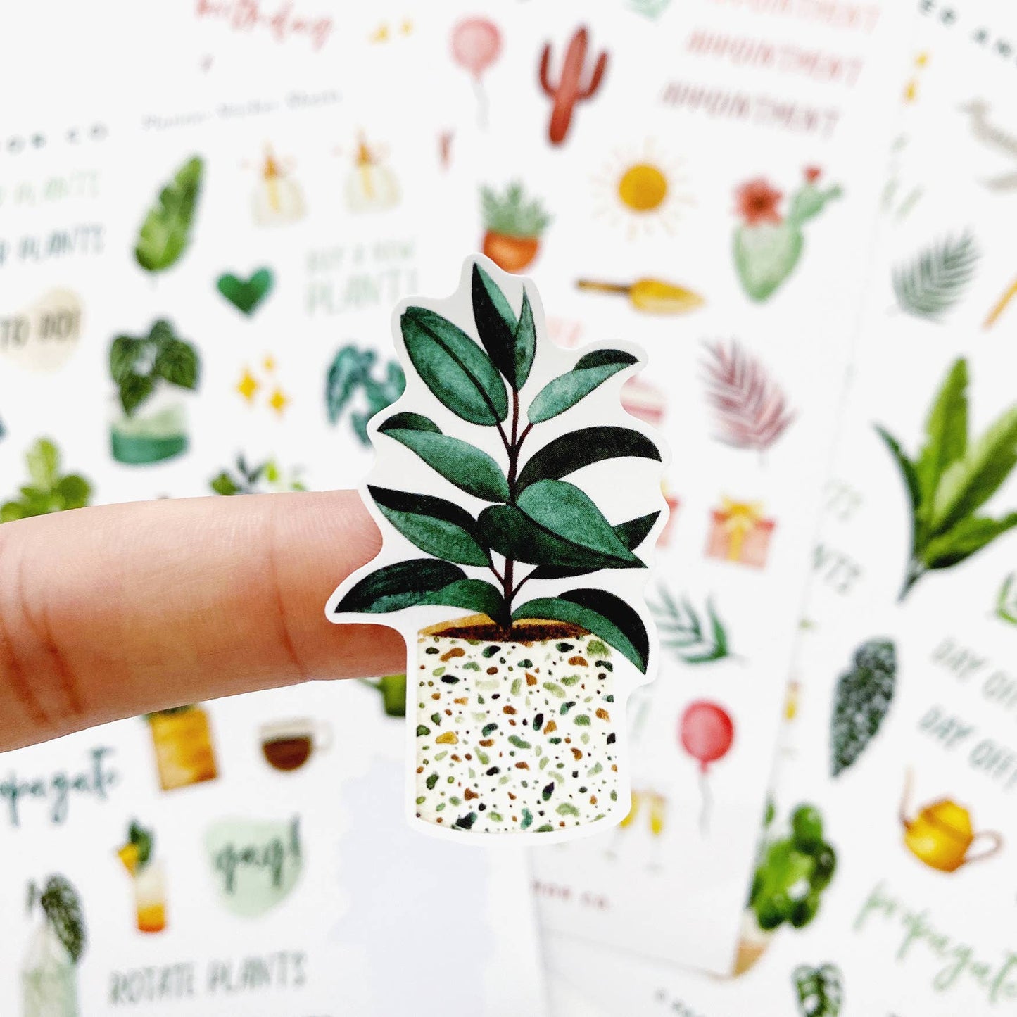 Plant Lover Planner Sticker Sheets