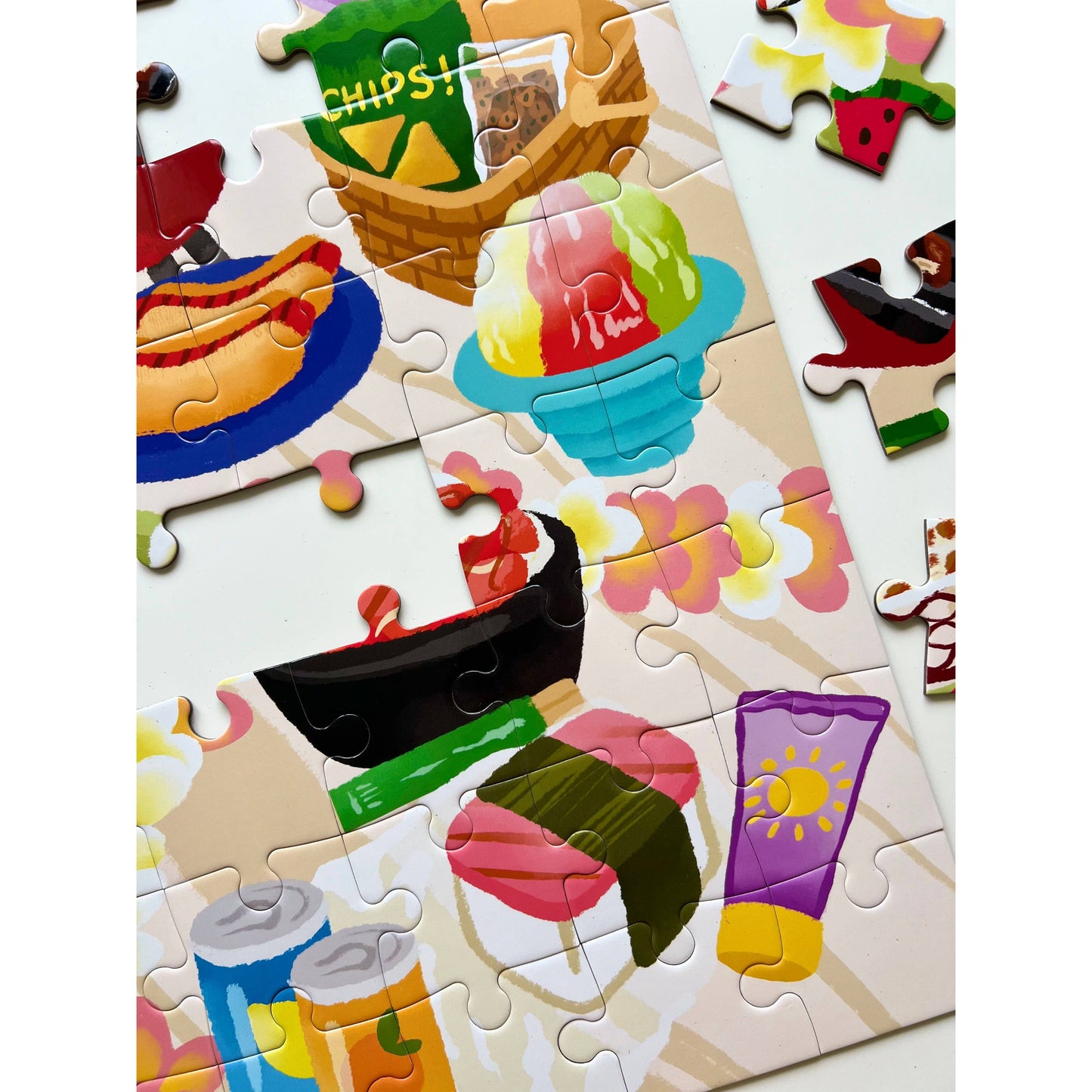 Perfect Beach Day - kids 70 piece puzzle