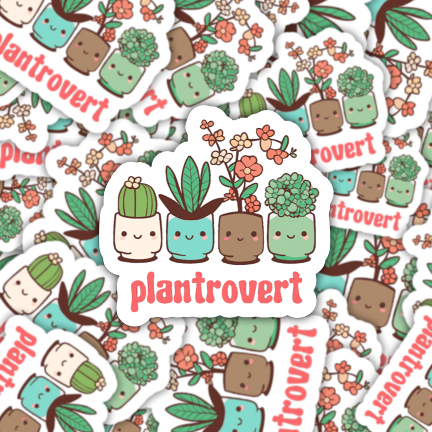 Plantrovert Plant Sticker