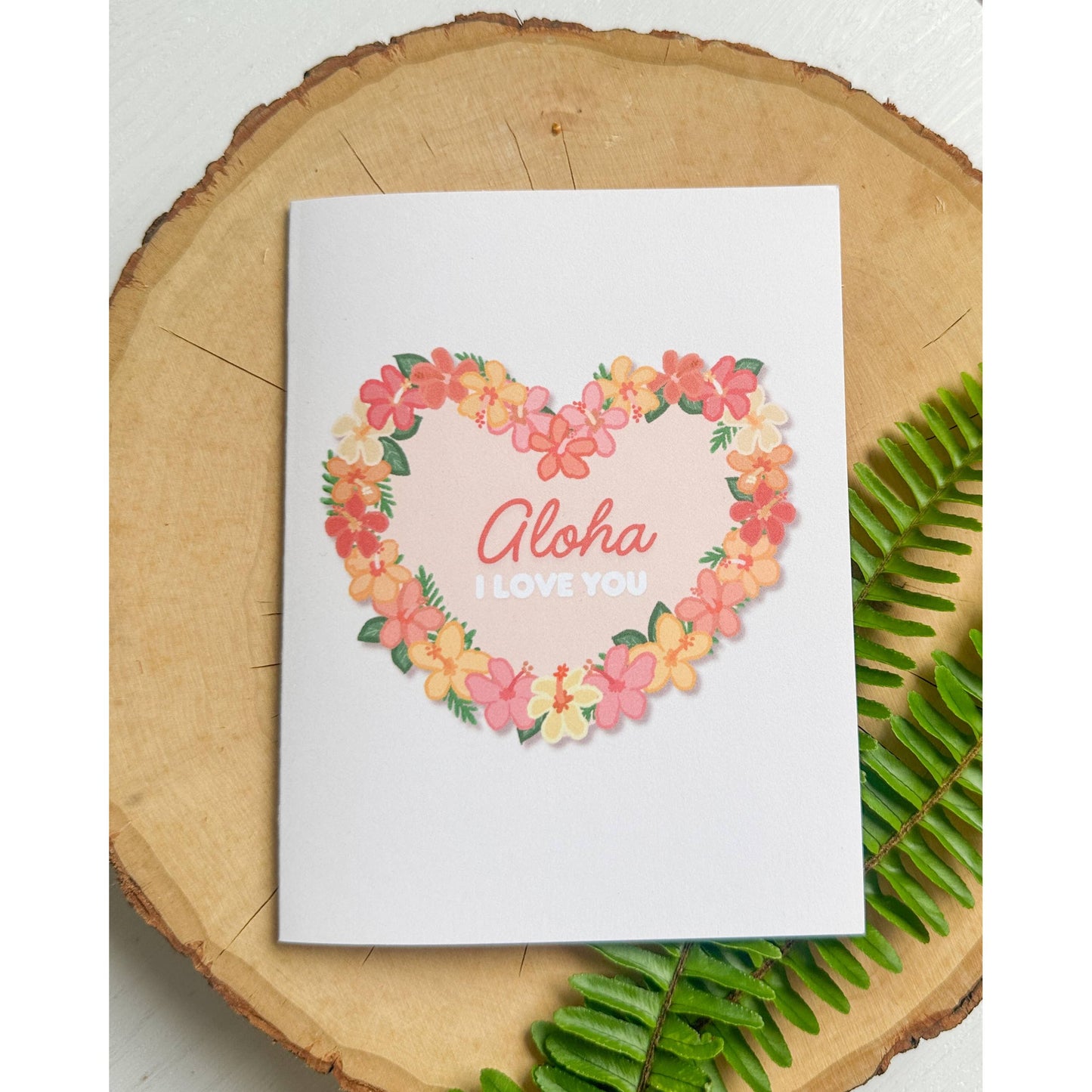 Hibiscus Heart - Greeting Card