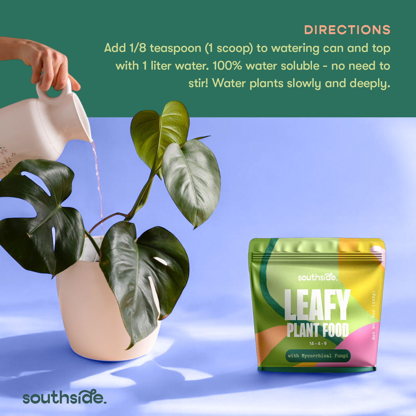 Leafy Plant Food - Complete Gentle Nutrition + Mycorrhizae
