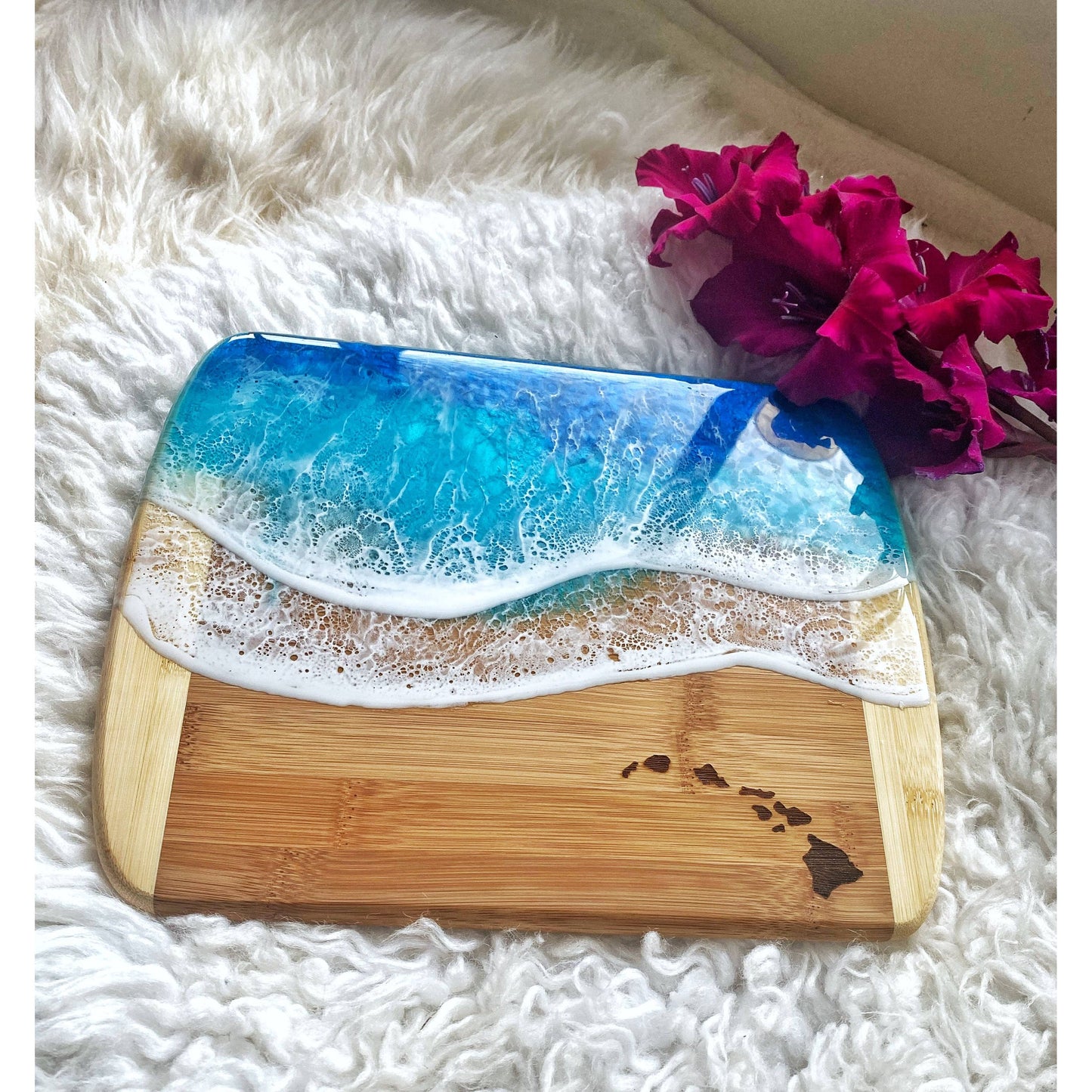 HAWAIIAN ISLANDS Ocean Charcuterie board Maui made