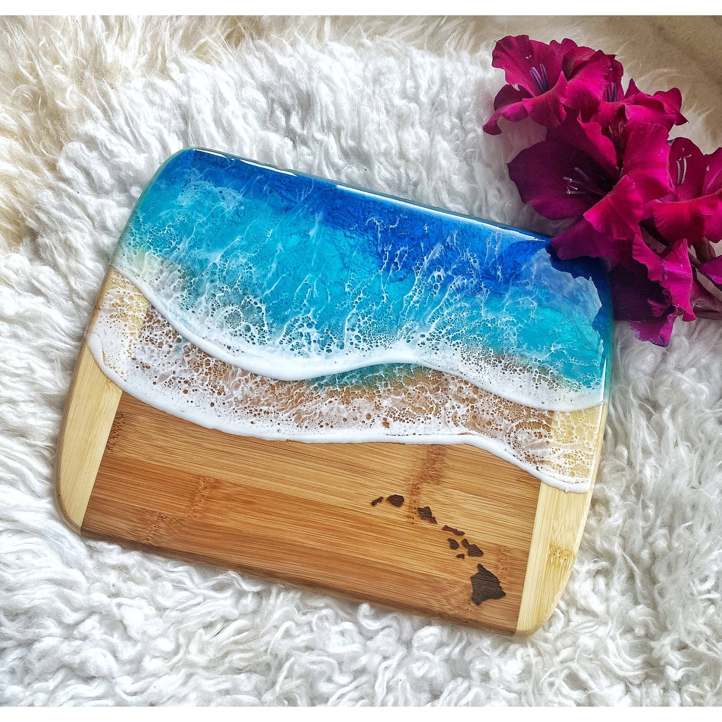 HAWAIIAN ISLANDS Ocean Charcuterie board Maui made