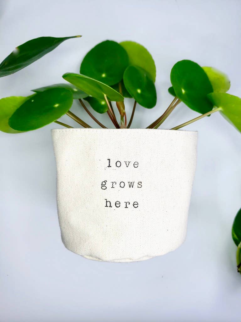 Canvas Plant Pot Cover