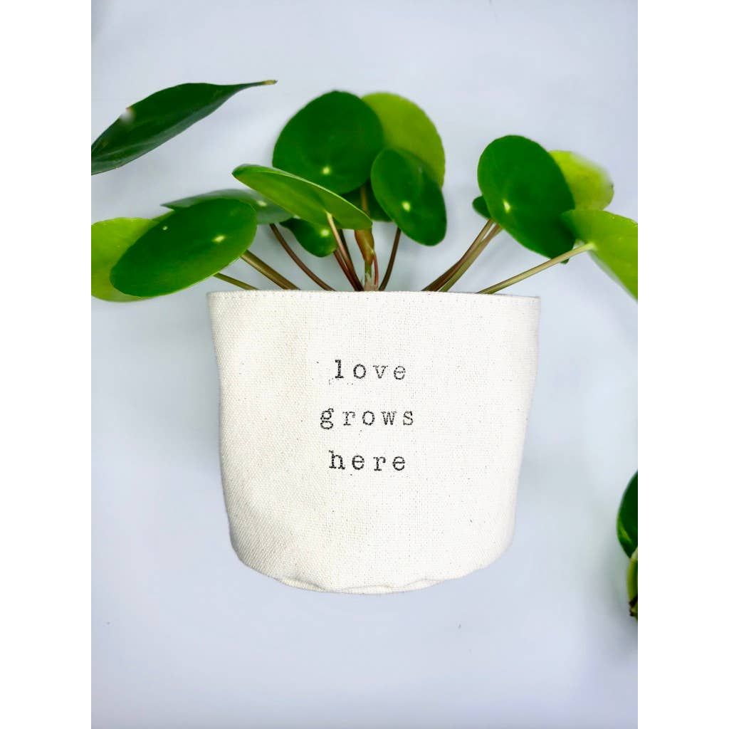 Canvas Plant Pot Cover