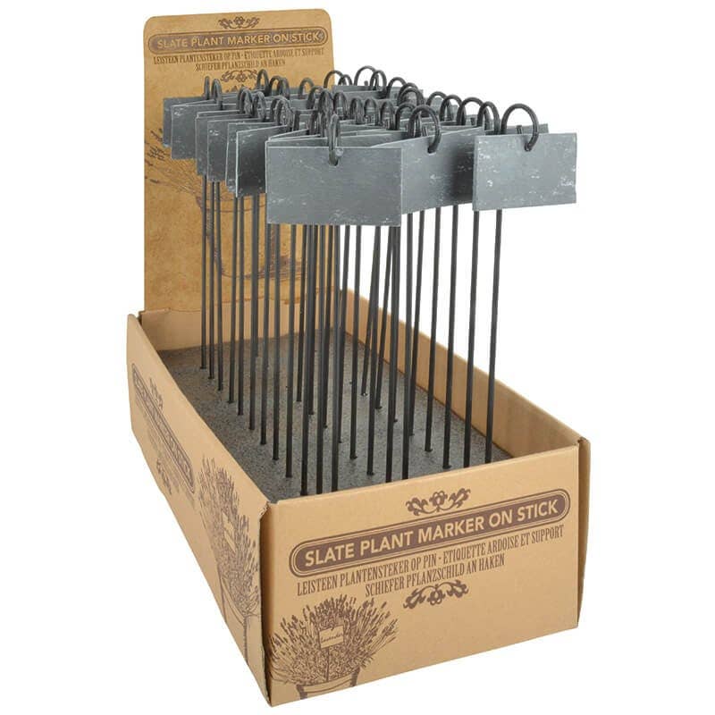 Plant Marker on Stick, Slate