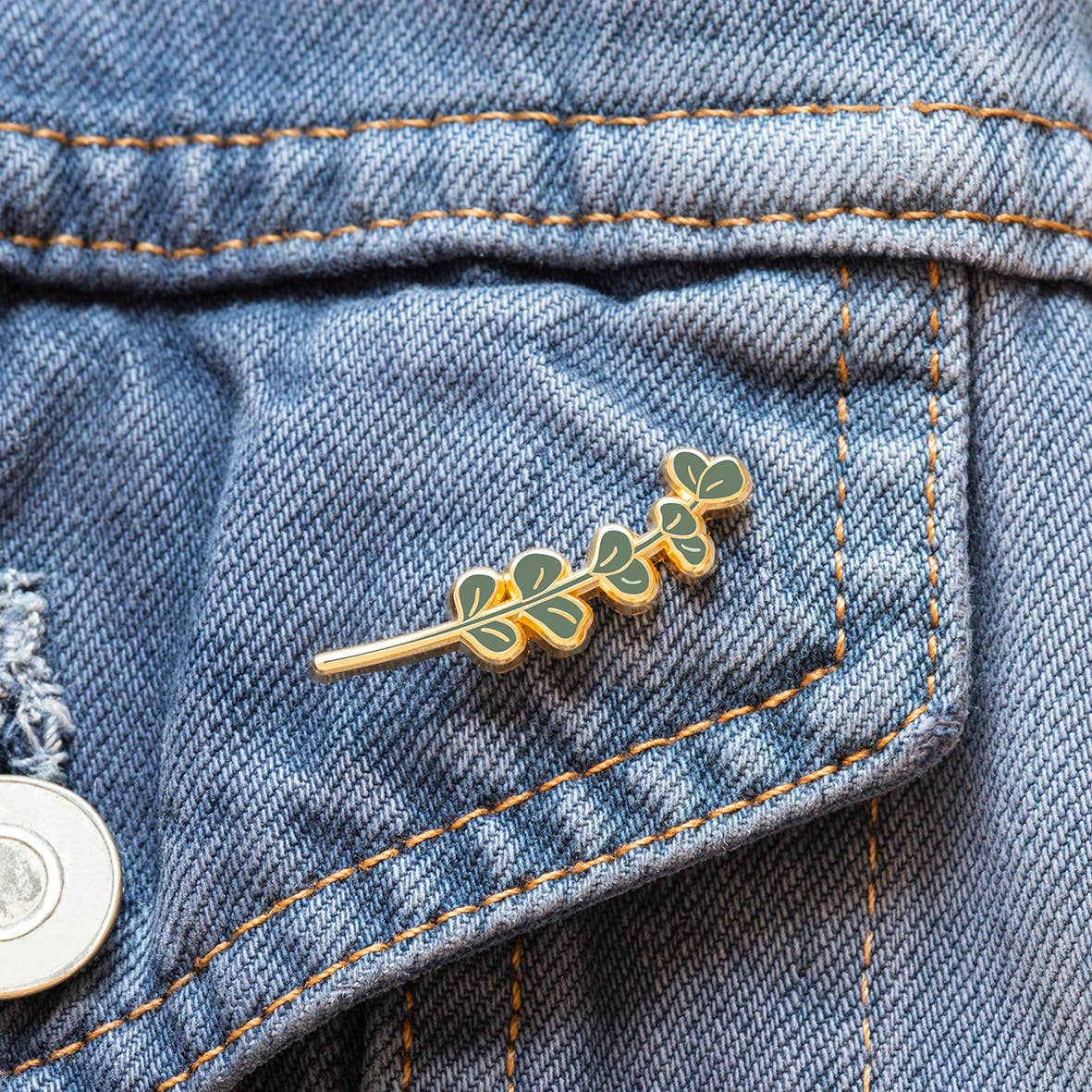 Eucalyptus Enamel Pin