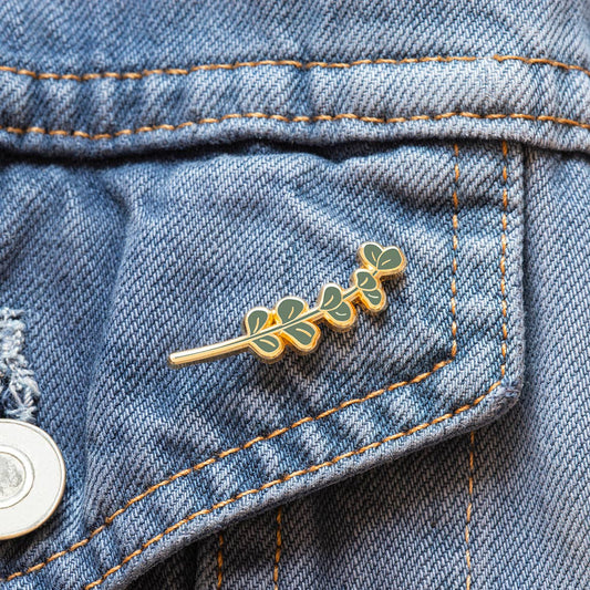 Eucalyptus Enamel Pin