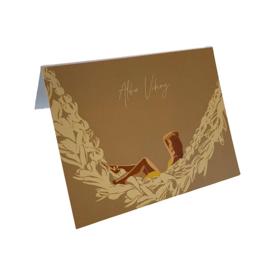 Aloha Vibes Greeting Card