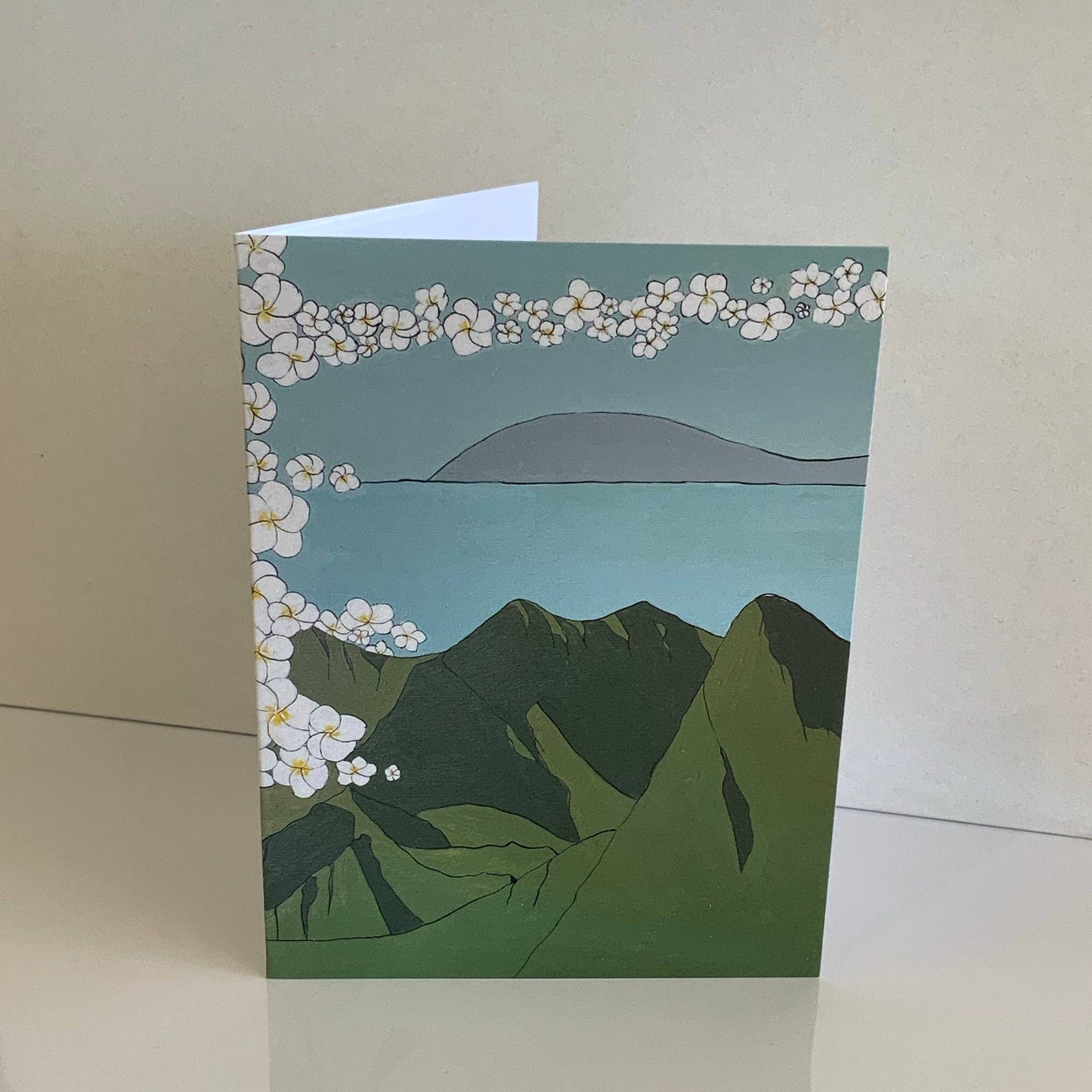 Maliko View Greeting Card