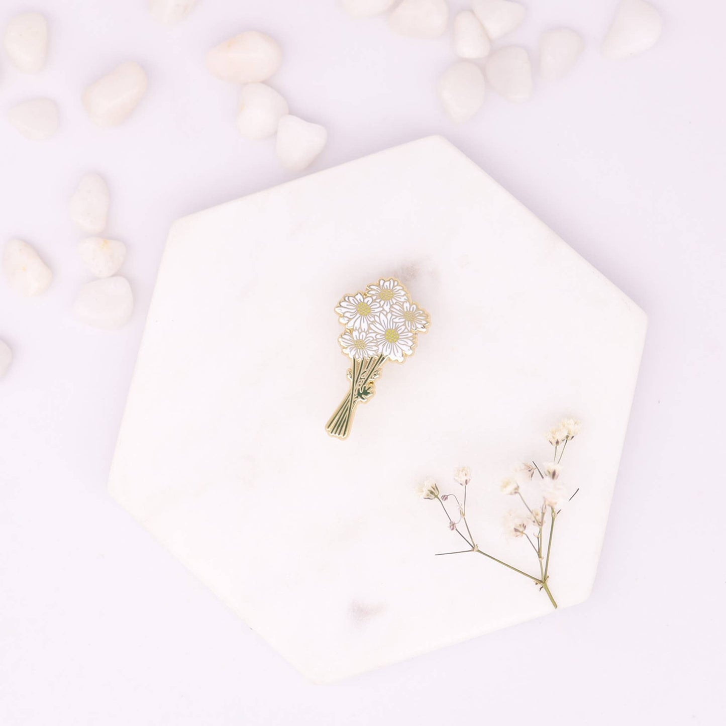 Daisies Enamel Pin