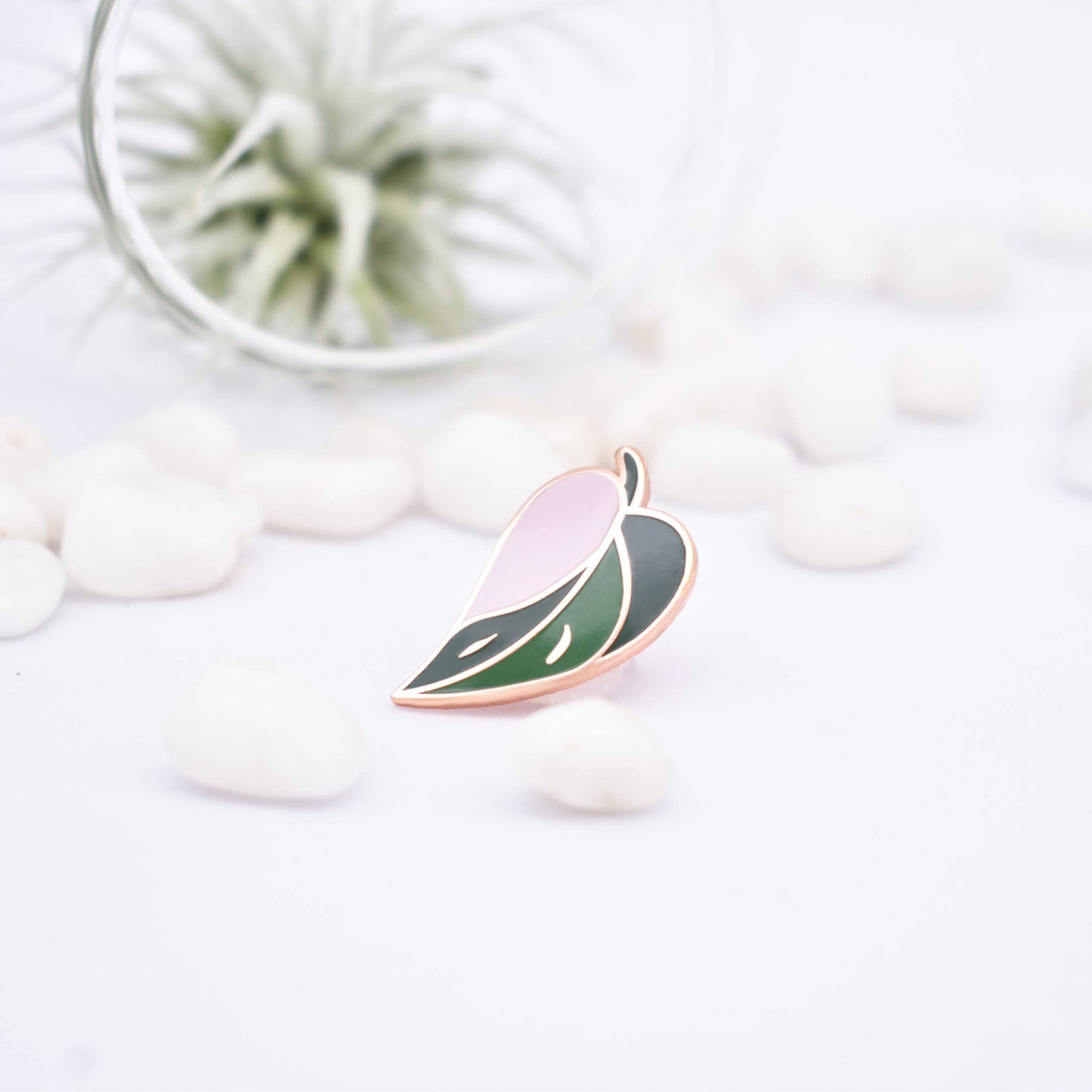 Pink Princess Philodendron Hard Enamel Pin