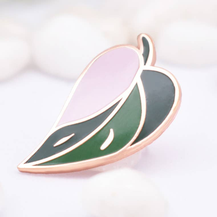 Pink Princess Philodendron Hard Enamel Pin