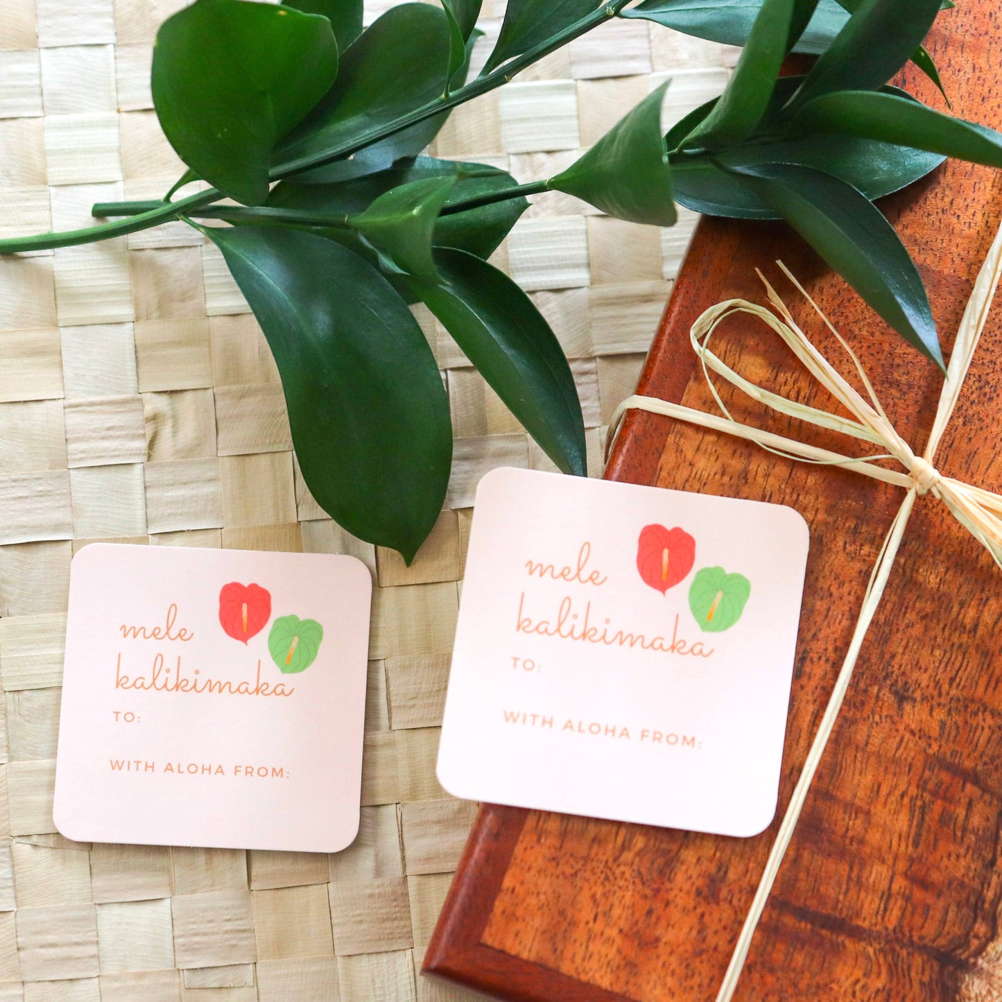 Anthurium Gift Tag Set