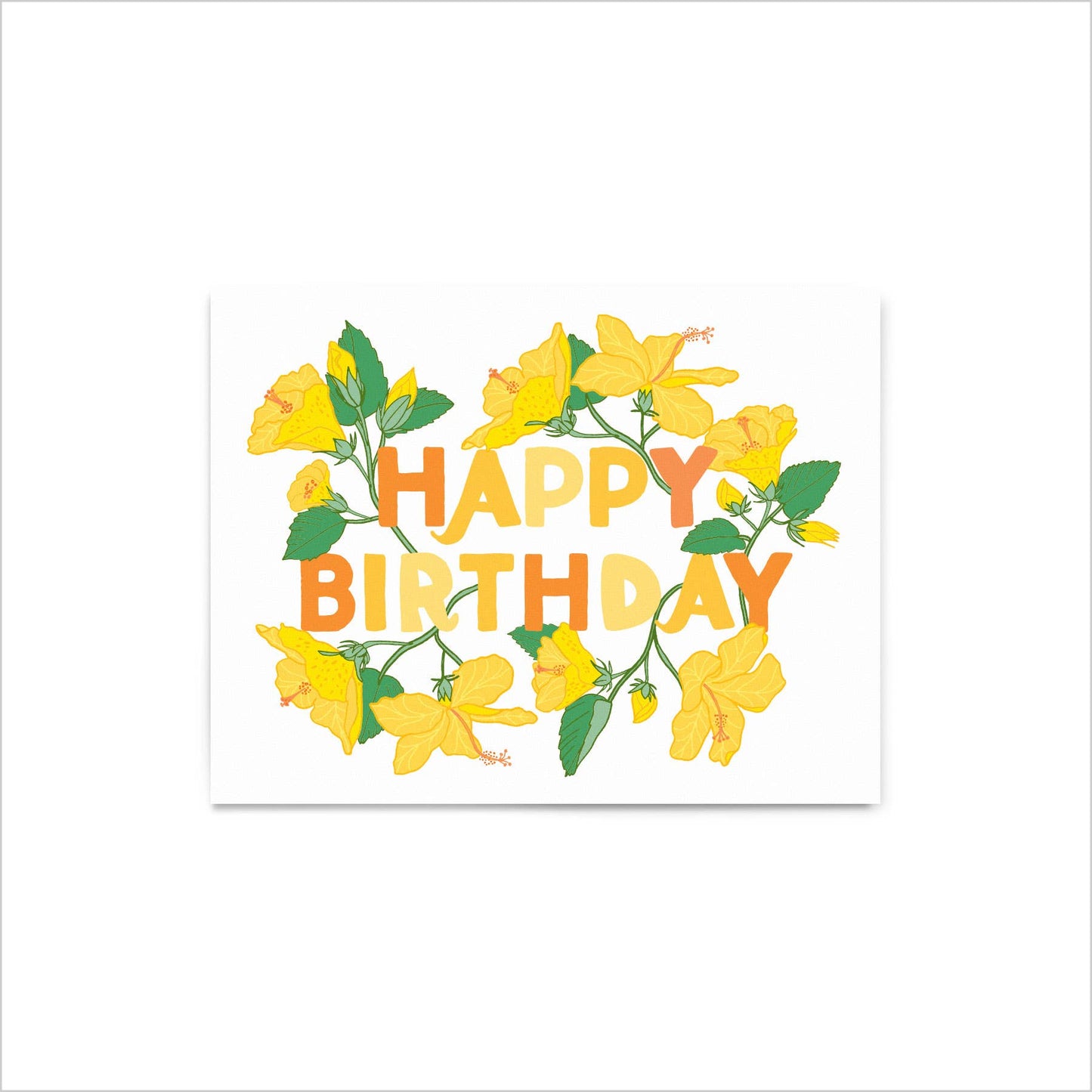Birthday Yellow Hibiscus