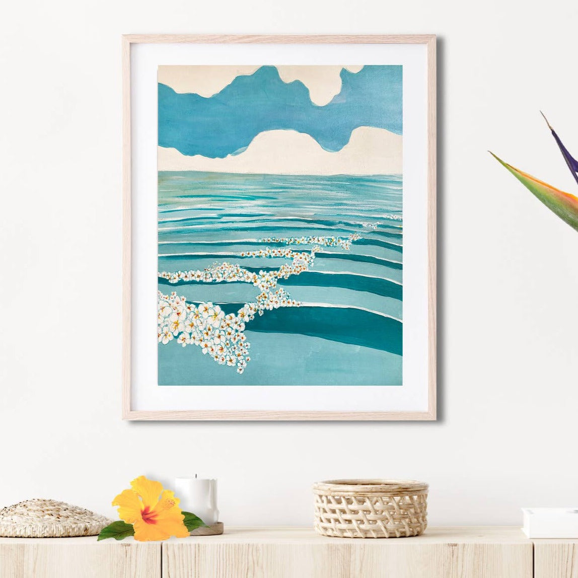 Plumeria Swell Print