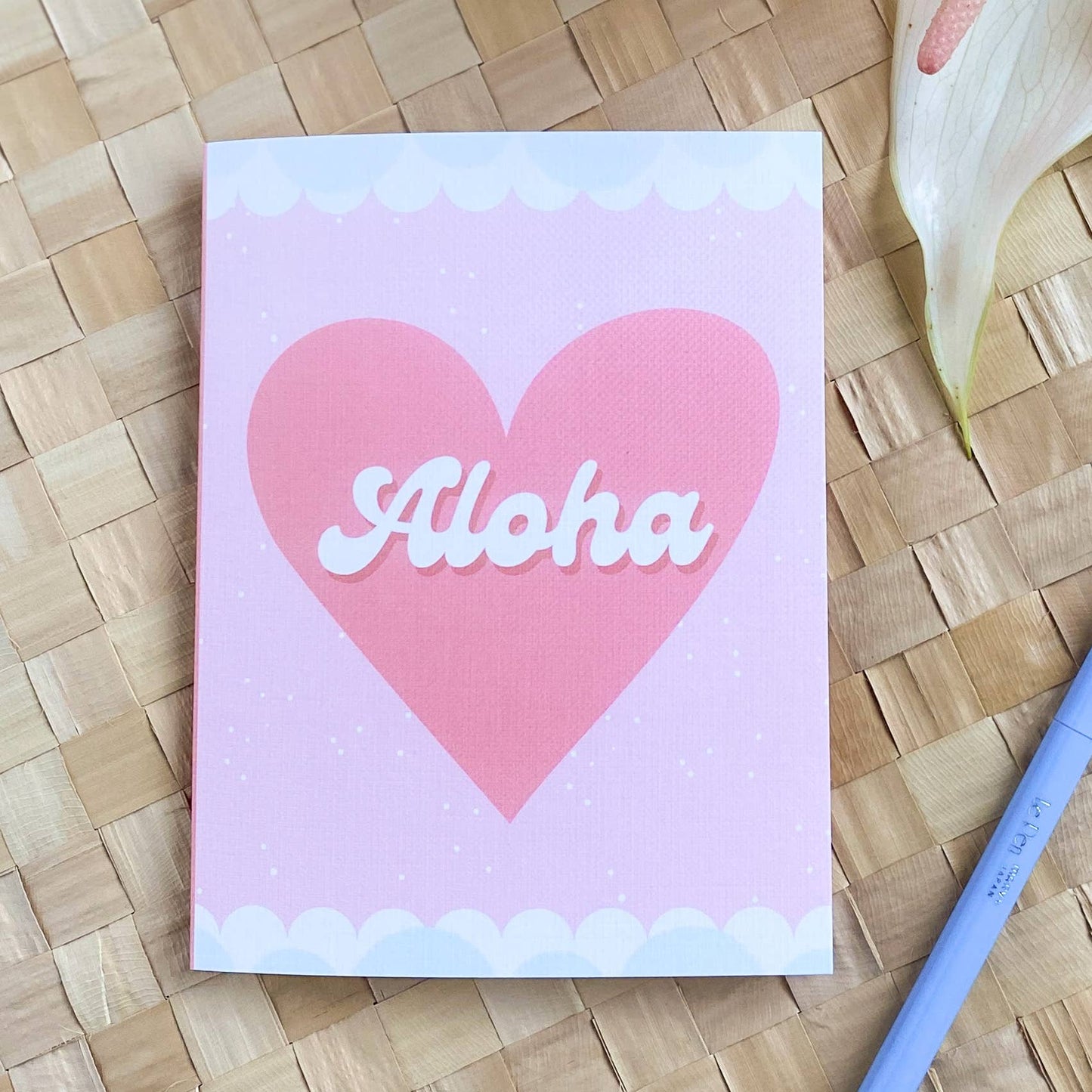 Aloha Heart Greeting Card