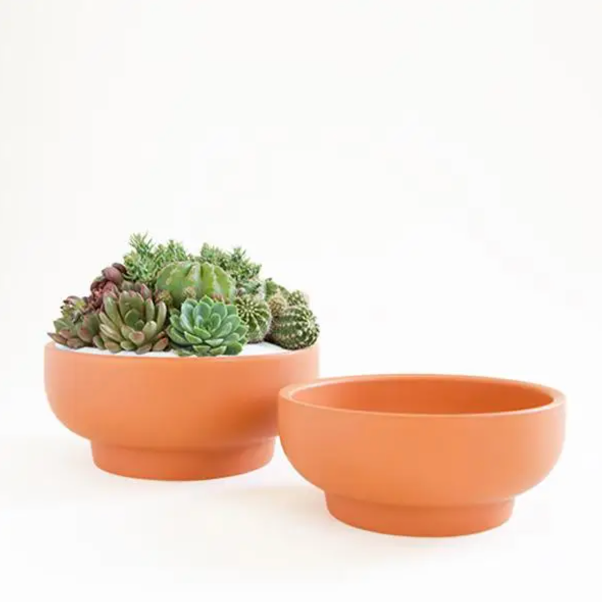 7" Pedestal Bowl - Terracotta