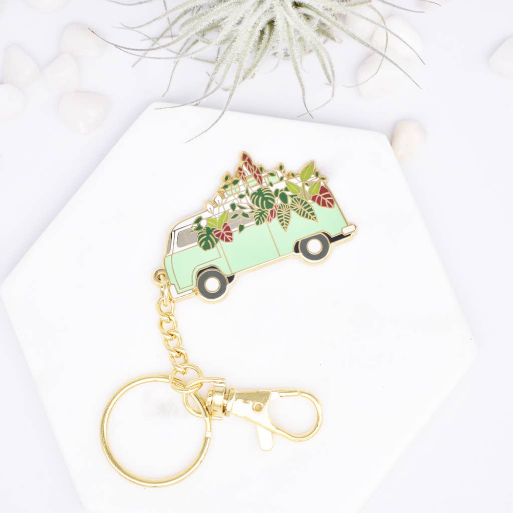 Plant Van Keychain