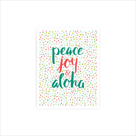 Holiday - Peace Joy & Aloha
