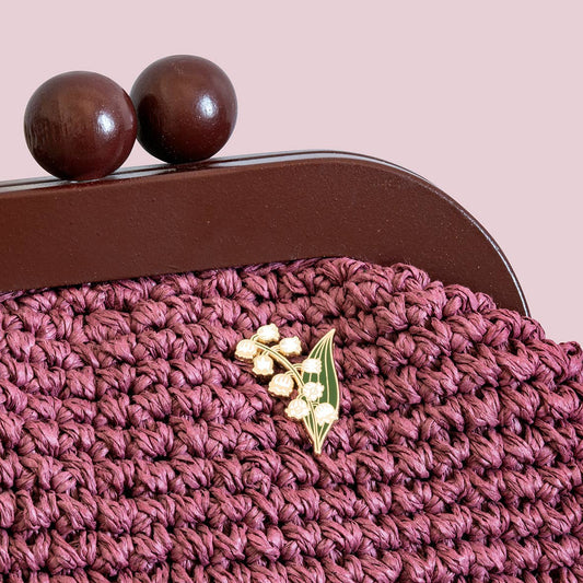 Exquisite Lily of the Valley Enamel Pin