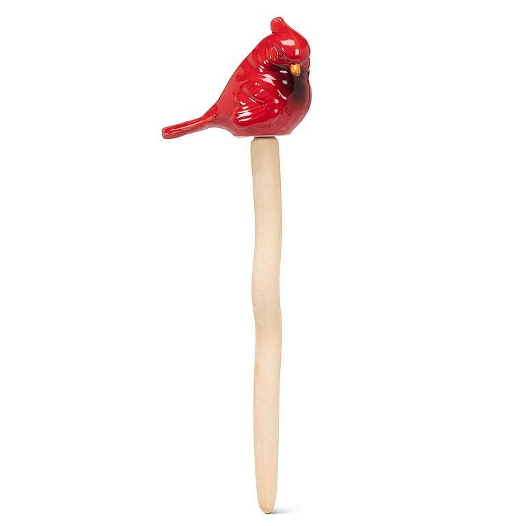 Wobbly Cardinal on Stake-3 Assorted-11.5"H