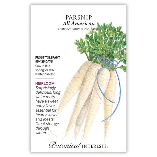Parsnip seeds, "All American"