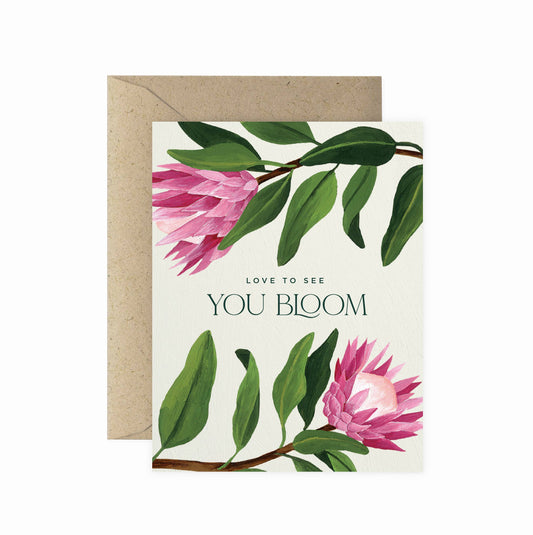 Love To See You Bloom Everyday Greeting Card | Friendship