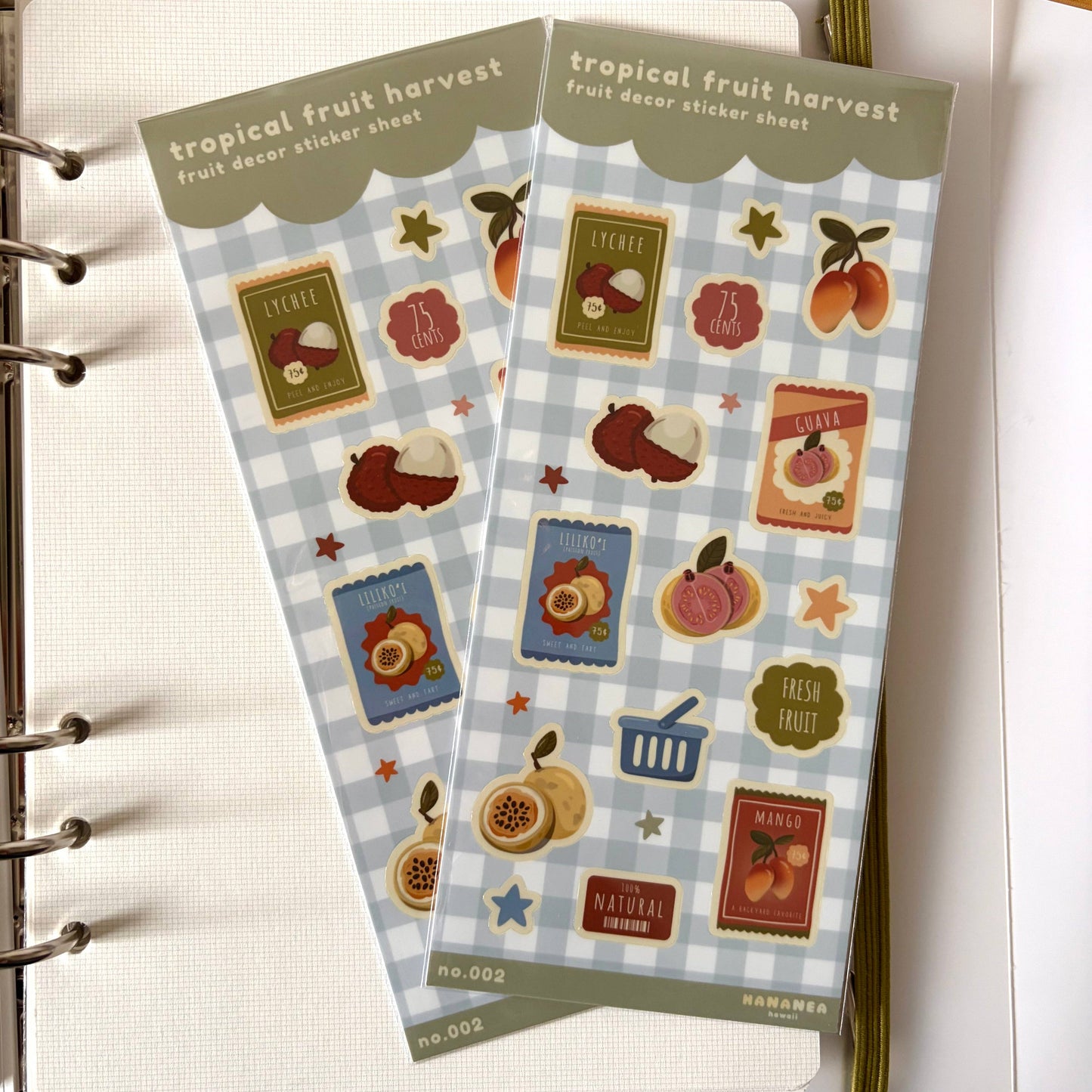Tropical Harvest Sticker Sheet