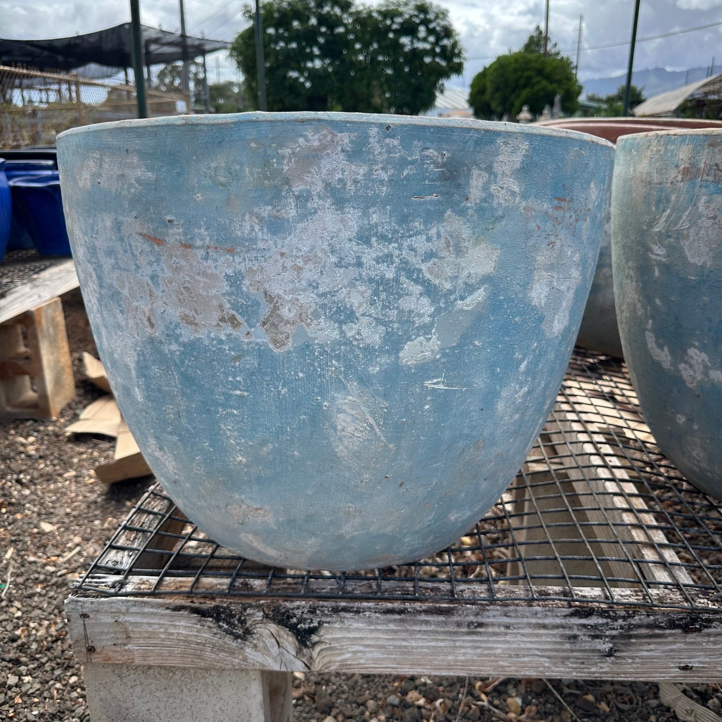 Neptune Sky Ceramic Planater