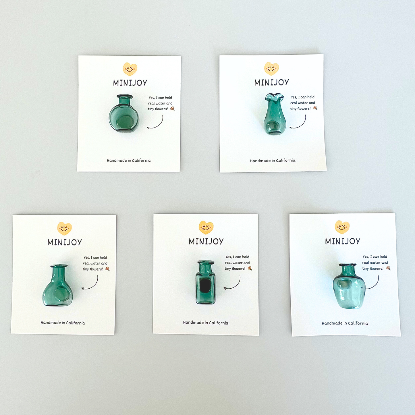 Mini Glass Vase Magnet, Home&Kitchen Decor, Pet Keepsake