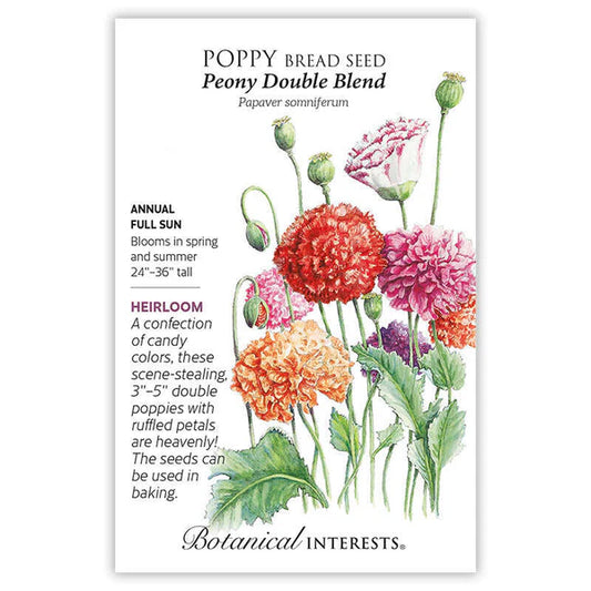 Poppy seeds, "Blend Peony Double"