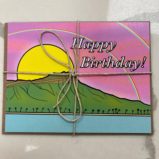 Paradise Visions Greeting Card - Diamondhead Birthday