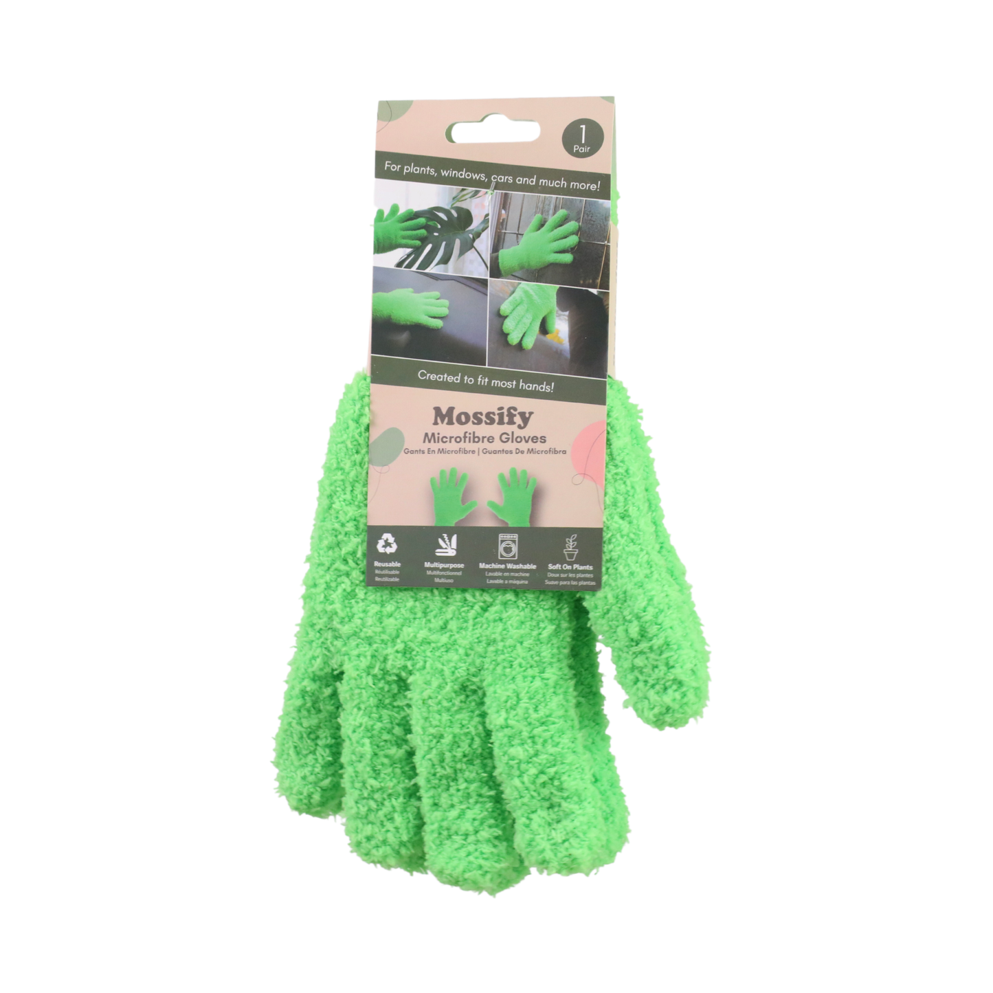 Microfiber Gloves – Reusable Leaf-Shining Gloves for Plant