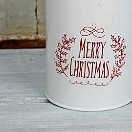 Holiday Bucket-Merry Xmas