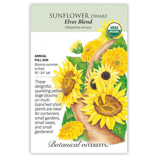 Sunflower seeds, "Dwarf Elves Blend"