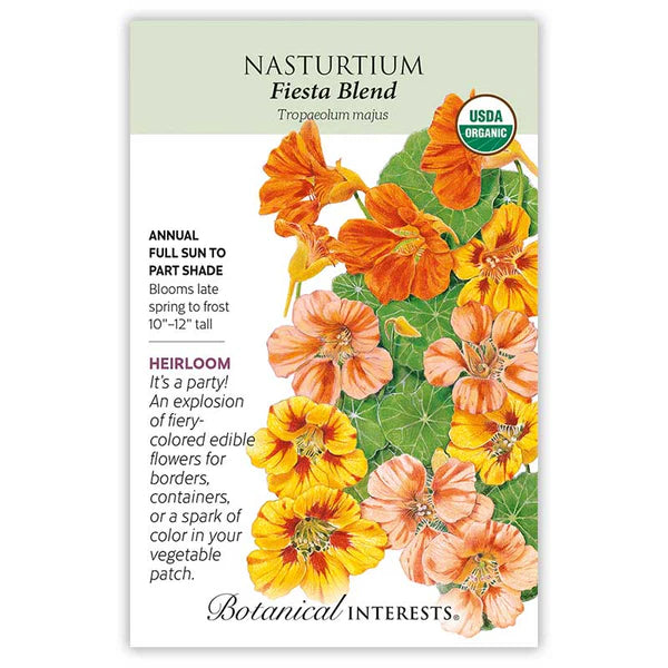 Nasturtiums seeds, "Fiesta Blend"