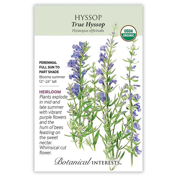 Hyssop Seeds, "True"