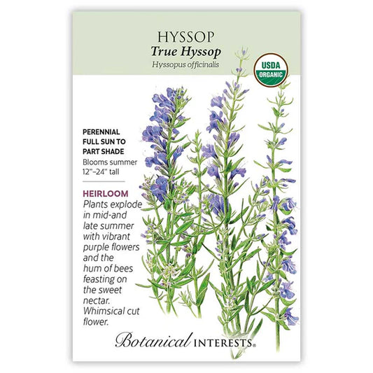 Hyssop Seeds, "True"