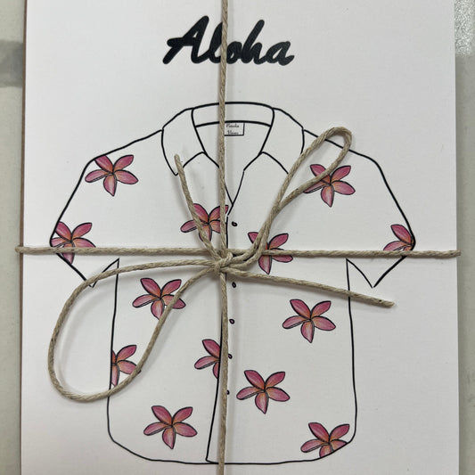 Paradise Visions Greeting Card - Aloha Shirt