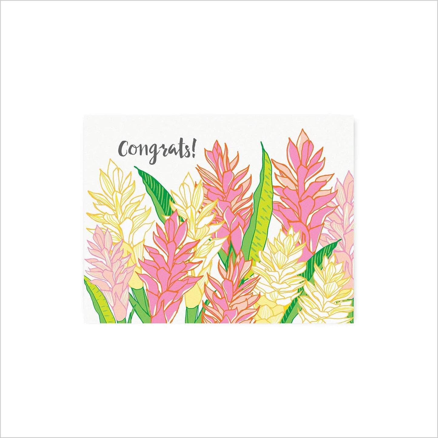 Congrats! Ginger Greeting Card