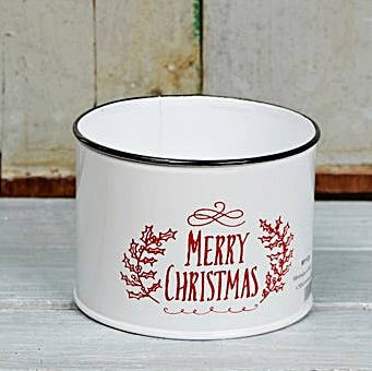 Round Bucket-Merry Xmas