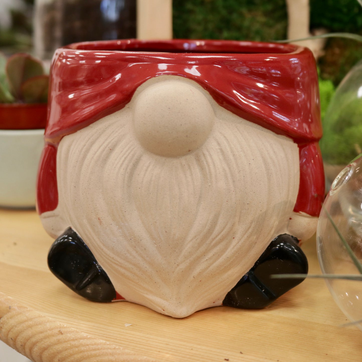 Ceramic Gnome Planter